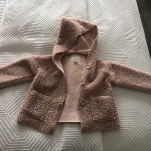 Zara Girl Sherpa coat